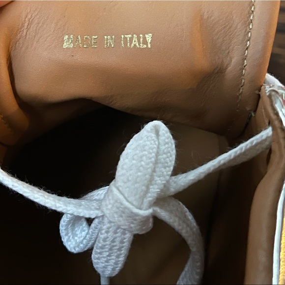 Jimmy Choo Metallic Leather Sneakers - Brand New Sz 40 - Picture 12 of 12